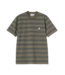 CARHARTT WIP S/S Bronson T-Shirt - Bronson Stripe/Cypress