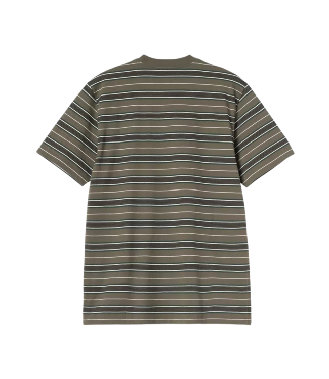 CARHARTT WIP S/S Bronson T-Shirt - Bronson Stripe/Cypress
