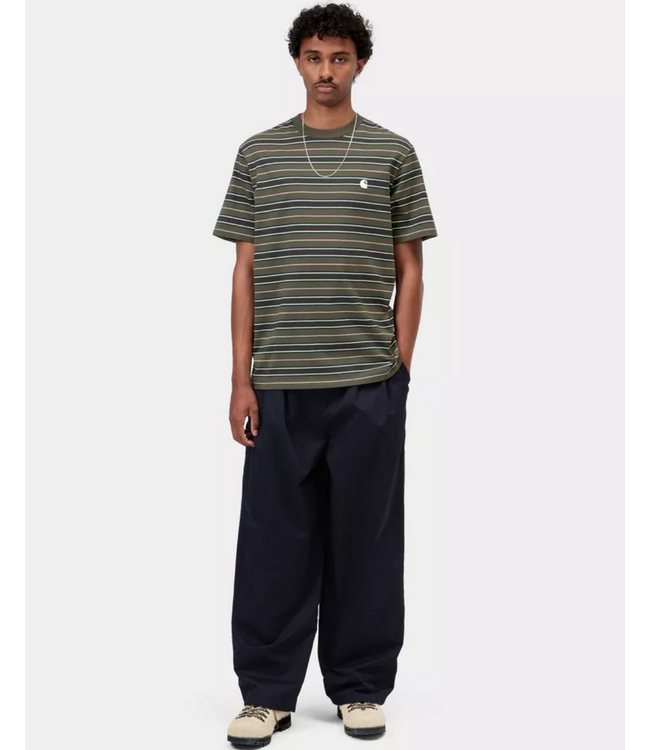 CARHARTT WIP S/S Bronson T-Shirt - Bronson Stripe/Cypress