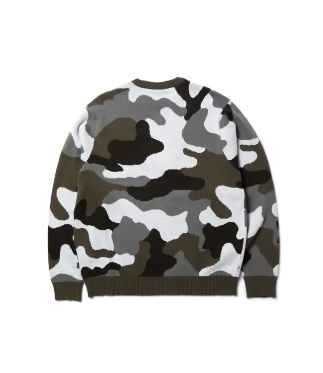 HUF Arch Jacquard Camo Crewneck - Camo