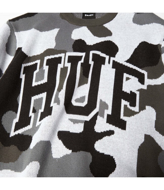 HUF Arch Jacquard Camo Crewneck - Camo