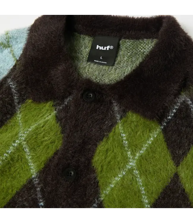 HUF Cooper Mohair Sweater - Dark Brown