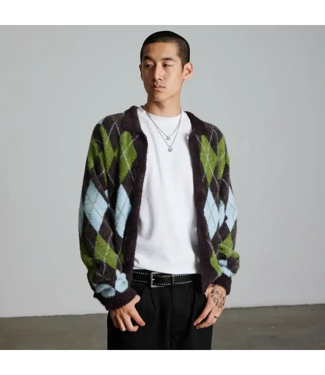 HUF Cooper Mohair Sweater - Dark Brown