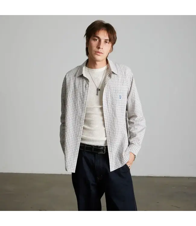 HUF Megablast Ls Woven Top - Natural