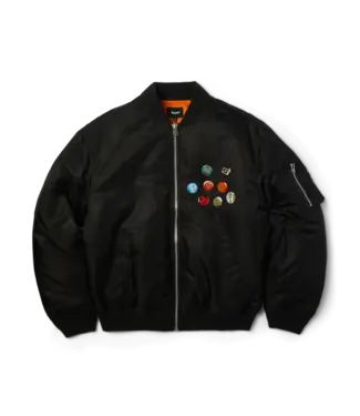 HUF Olympia Flight Jacket - Black