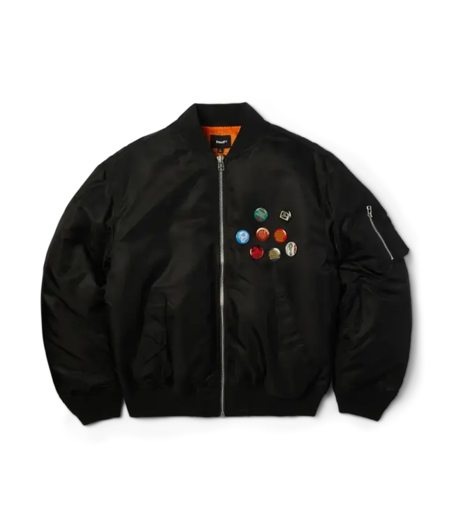 HUF Olympia Flight Jacket - Black