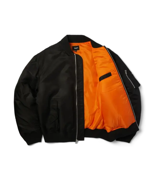 HUF Olympia Flight Jacket - Black