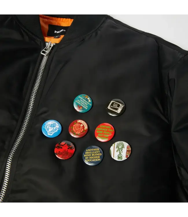 HUF Olympia Flight Jacket - Black