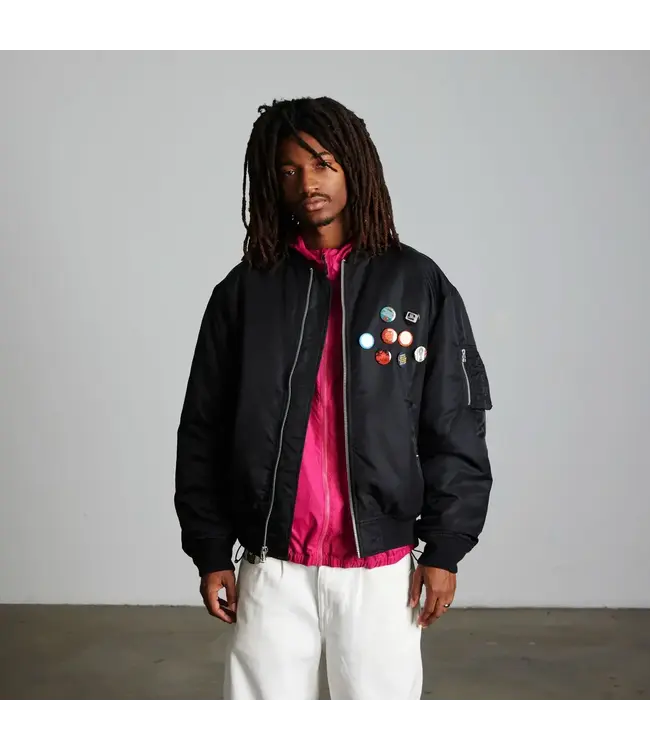 HUF Olympia Flight Jacket - Black