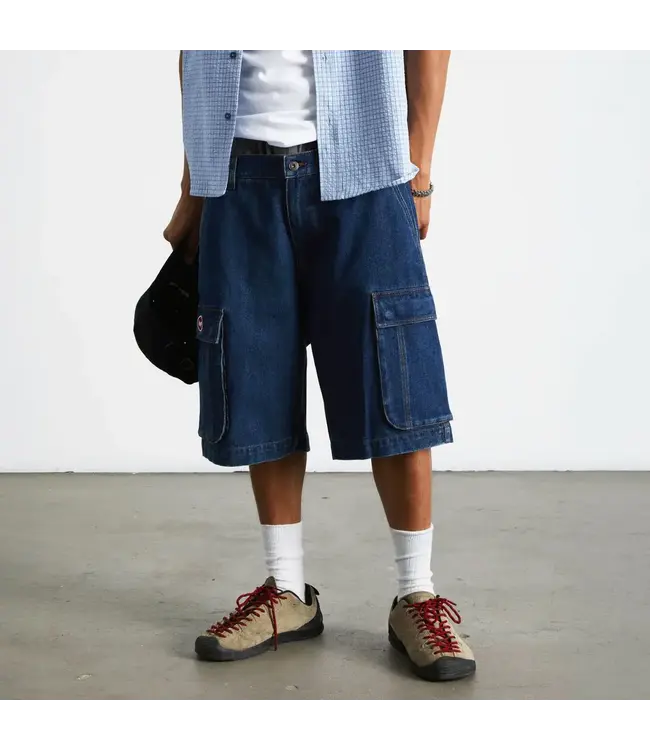 HUF Oval Denim Cargo Short - Indigo
