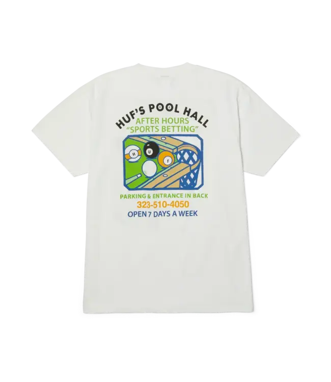 HUF Rack Em Up S/S Tee - White