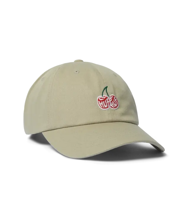 HUF Cherries 6 Panel Cv Hat - Khaki