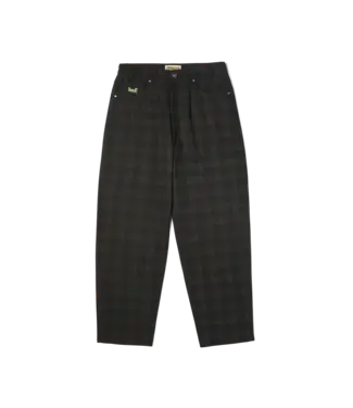 HUF Cromer Plaid Pant - Black