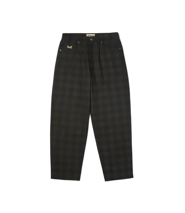 HUF Cromer Plaid Pant - Black