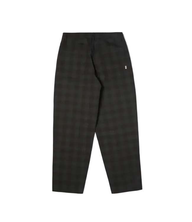 HUF Cromer Plaid Pant - Black