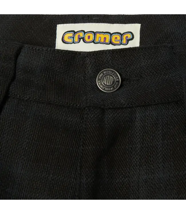 HUF Cromer Plaid Pant - Black