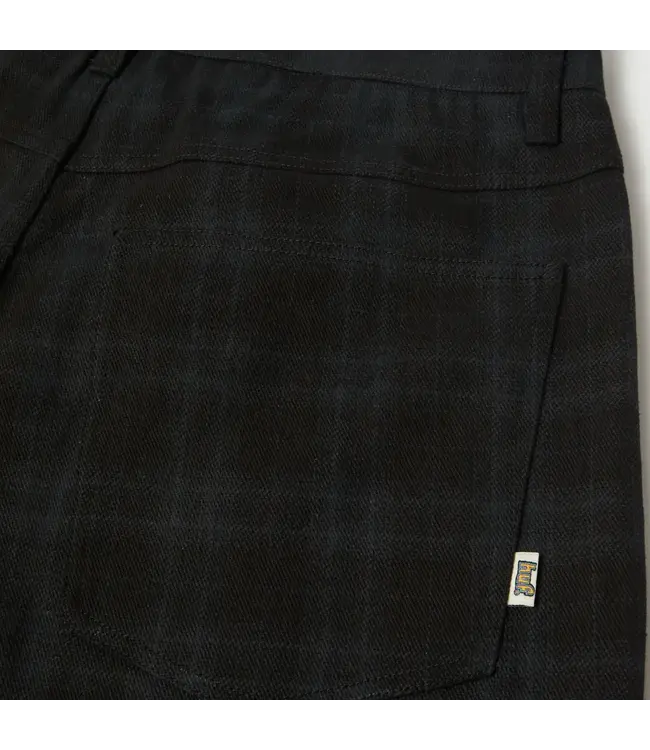 HUF Cromer Plaid Pant - Black