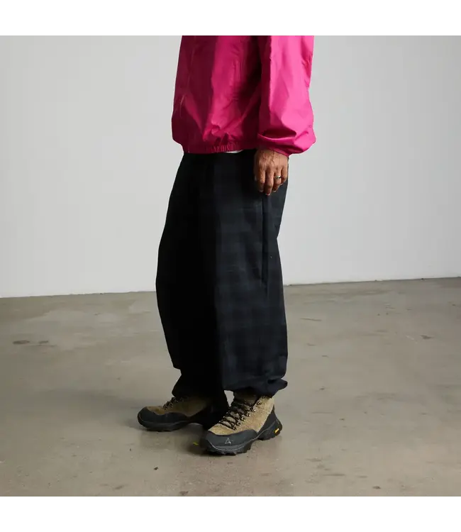 HUF Cromer Plaid Pant - Black