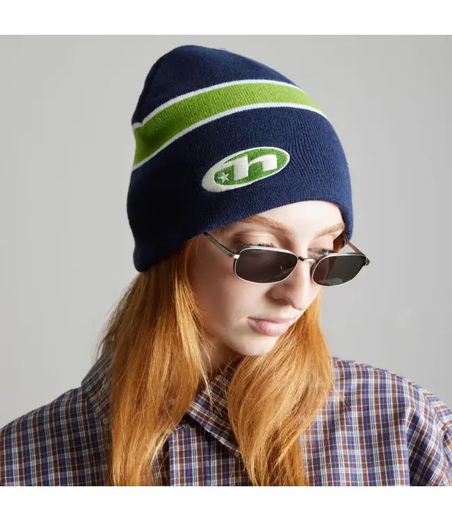 HUF Frequency Skull Beanie - Navy