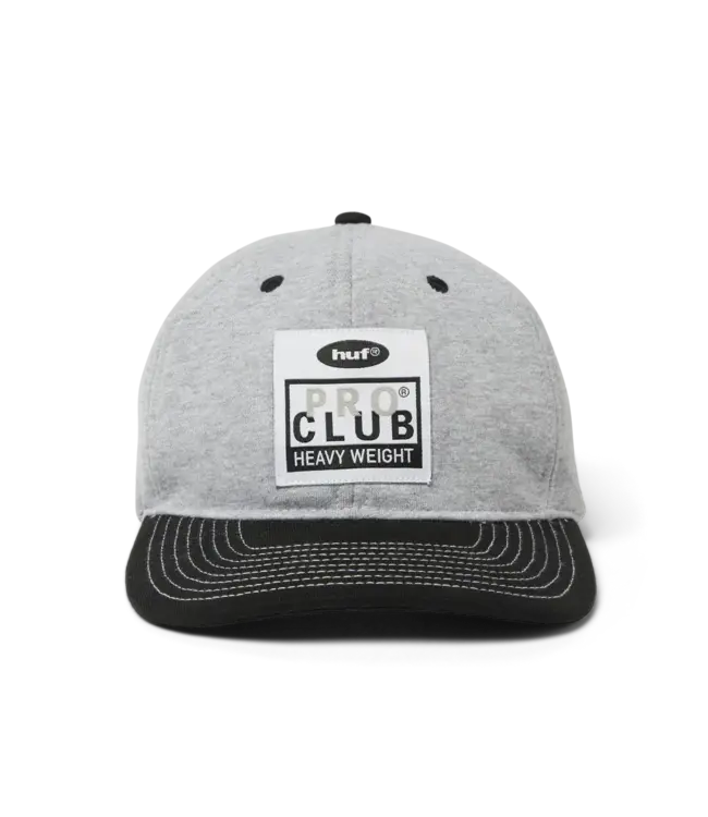 HUF Huf X Pro Club Fleece Snapback - Heather Grey