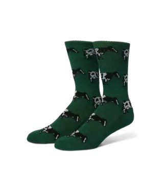 HUF Moo Crew Sock - Green