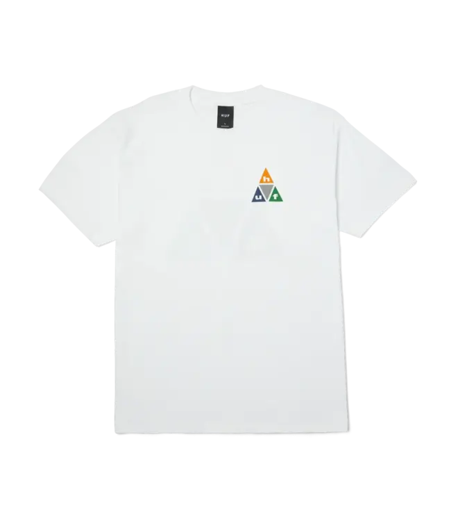 HUF Prism Tt Ss Tee - White/Burnt Orange