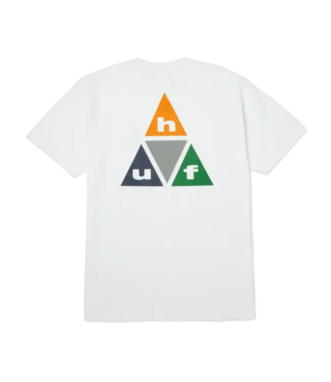 HUF Prism Tt Ss Tee - White/Burnt Orange