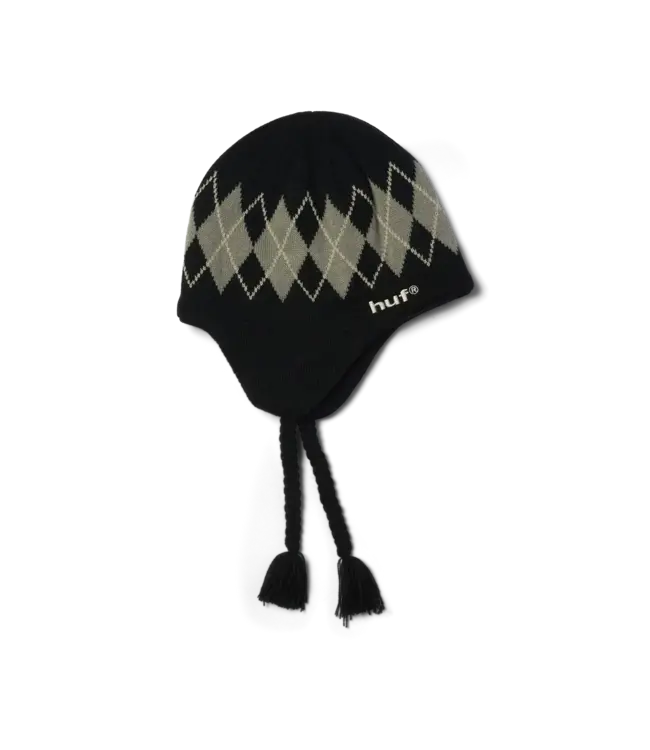 HUF Wilson Braided Beanie - Black