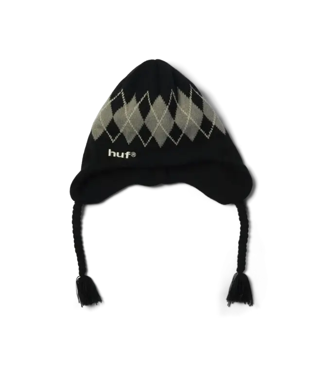 HUF Wilson Braided Beanie - Black