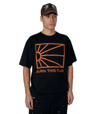 RASSVET Men Borders Tee Shirt Knit - Black