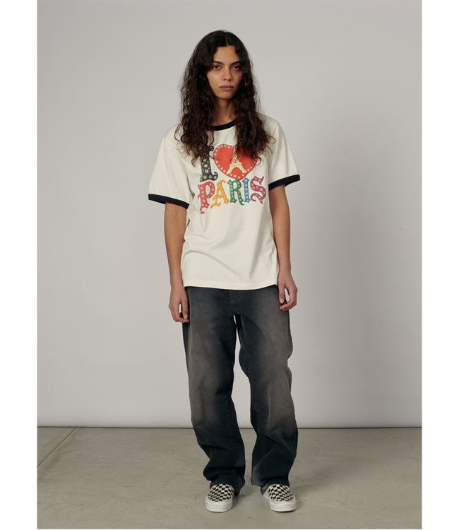 RASSVET Men Jewel Ringer Tee Shirt Knit - Off White