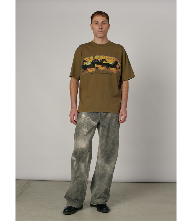 RASSVET Men Ranchero Tee Shirt Knit - Green