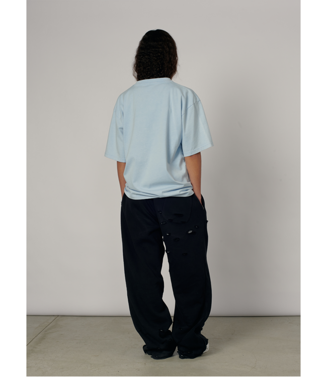 RASSVET Men Ranchero Tee Shirt Knit - Light Blue