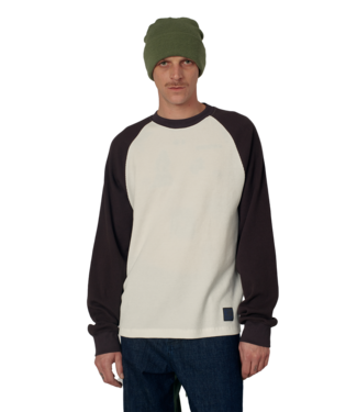 RASSVET Men Thermal Ls Tee Shirt Knit - Brown