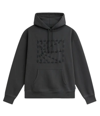 RASSVET Men Weave Logo Hoodie Knit - Black