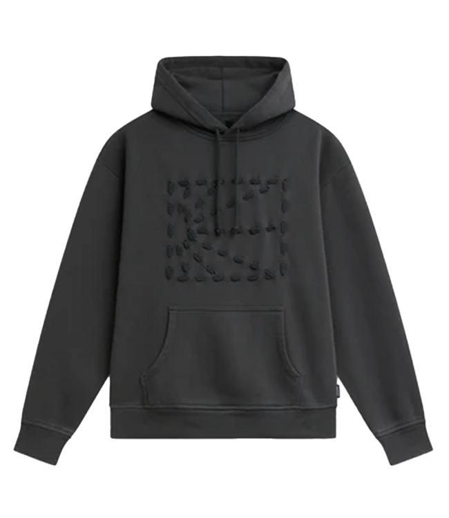 RASSVET Men Weave Logo Hoodie Knit - Black