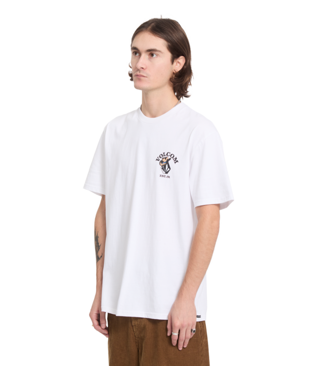 VOLCOM Bad Luck T-shirt - White