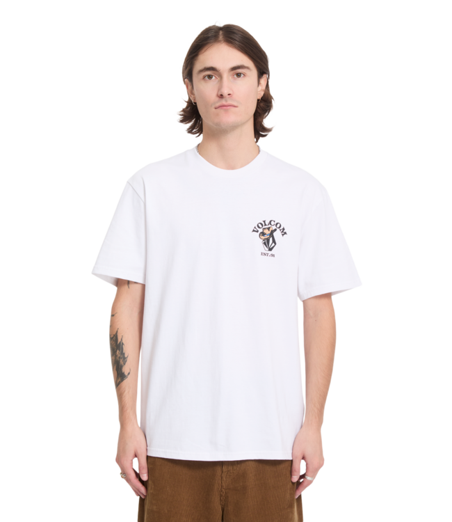 VOLCOM Bad Luck T-shirt - White