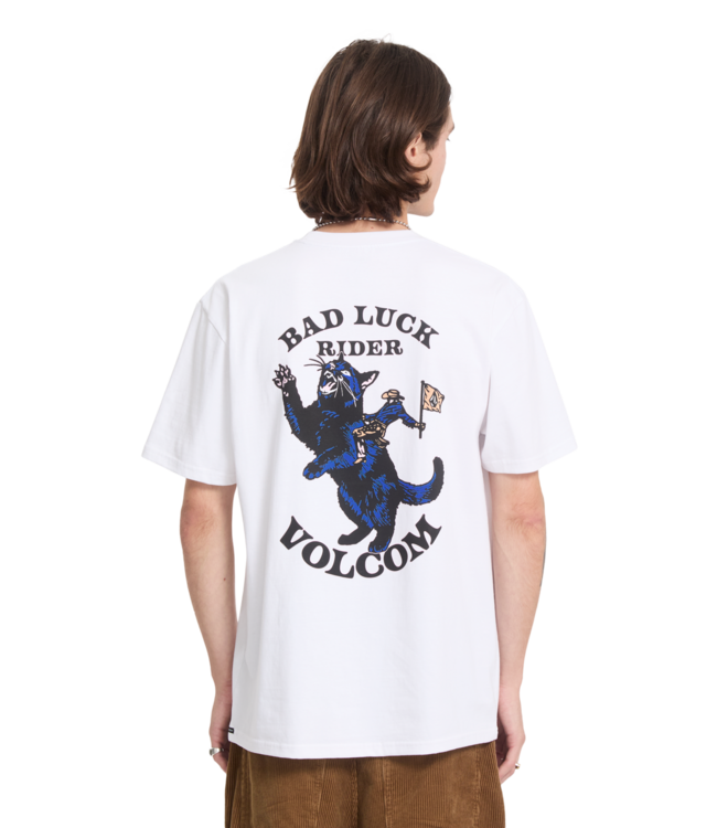 VOLCOM Bad Luck T-shirt - White