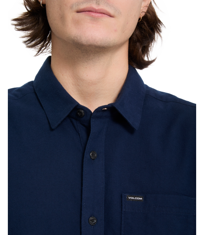 VOLCOM Caden Solid Longsleeve - Marine