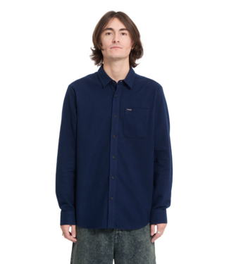 VOLCOM Caden Solid Longsleeve - Marine
