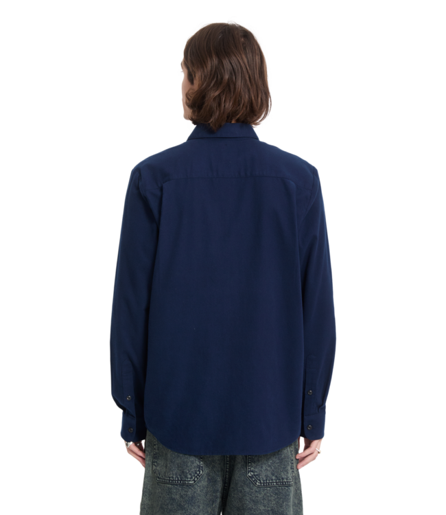 VOLCOM Caden Solid Longsleeve - Marine
