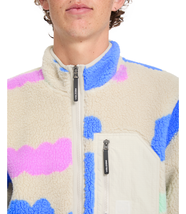 VOLCOM Fa Carrau Fuzzar Zip - Multi