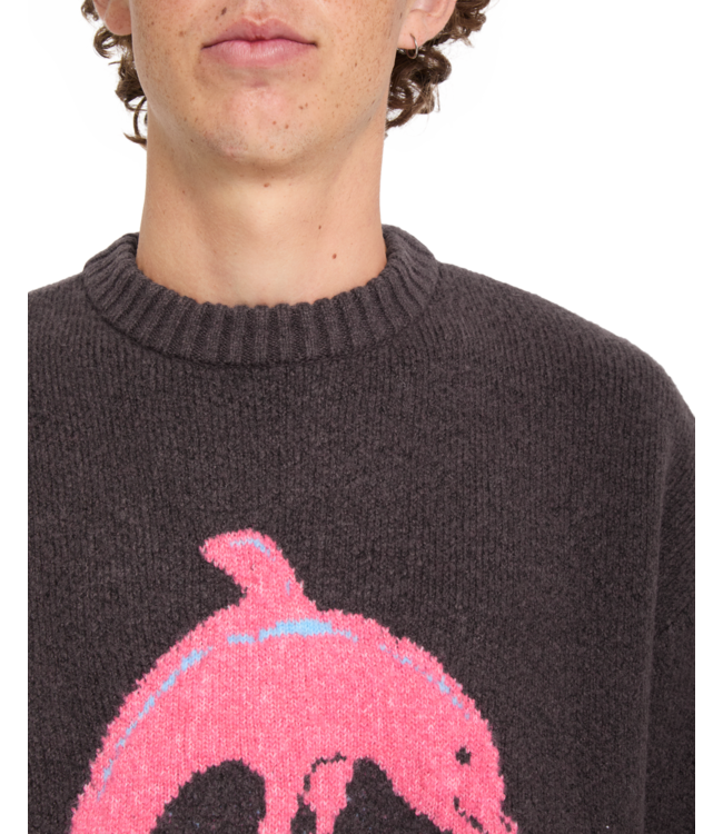 VOLCOM Fa Ozzy Swtr Dolphin - Raisin