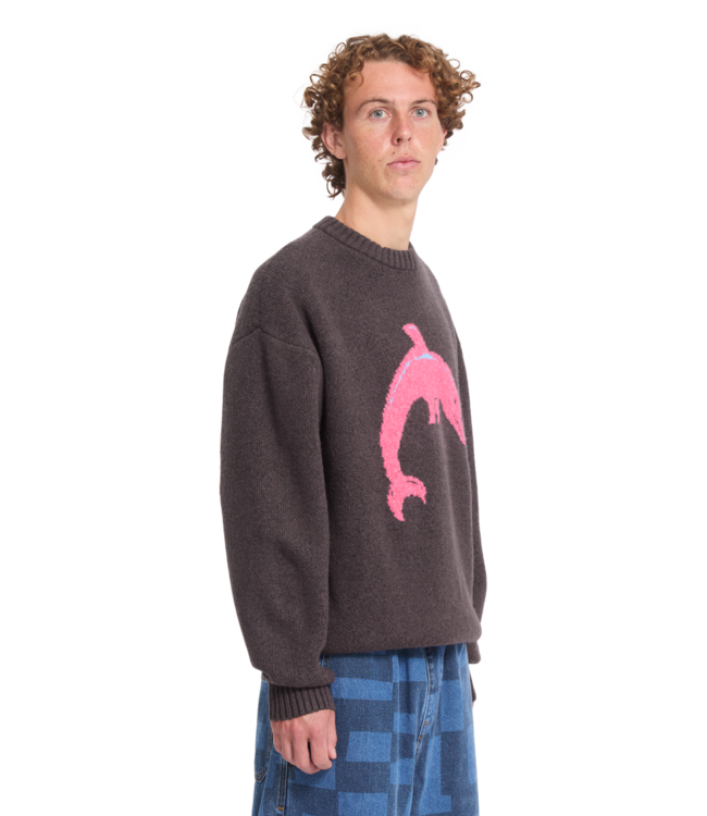 VOLCOM Fa Ozzy Swtr Dolphin - Raisin