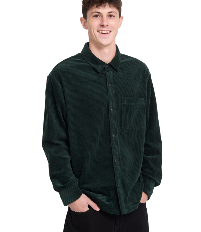VOLCOM Fostered Ii Cord Longsleeve - Scarab