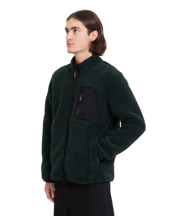 VOLCOM Muzzer Fuzzar Zip - Scarab