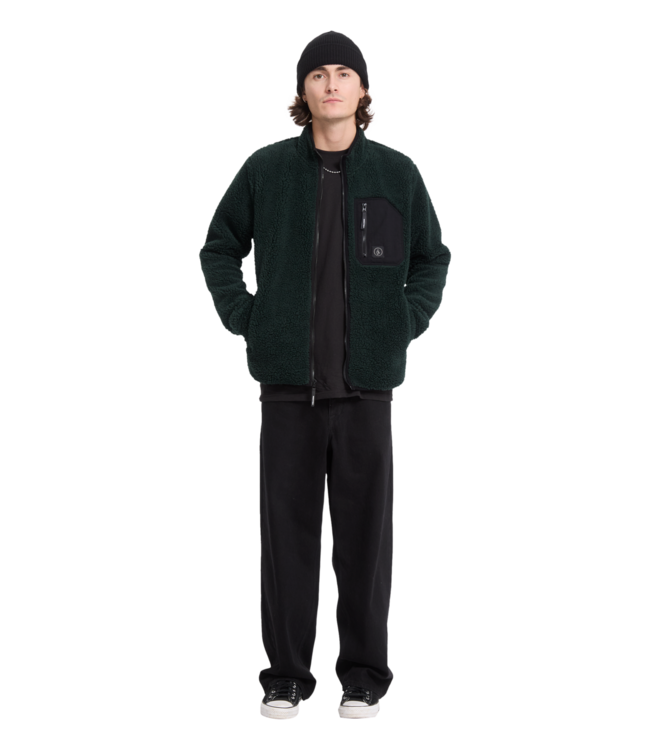 VOLCOM Muzzer Fuzzar Zip - Scarab