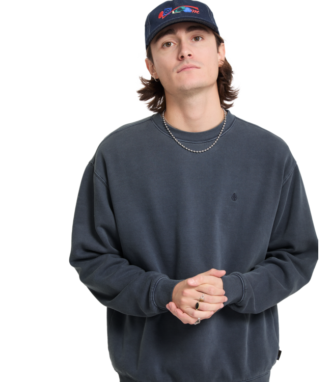 VOLCOM Single Stone Pw Crew - Storm Blue