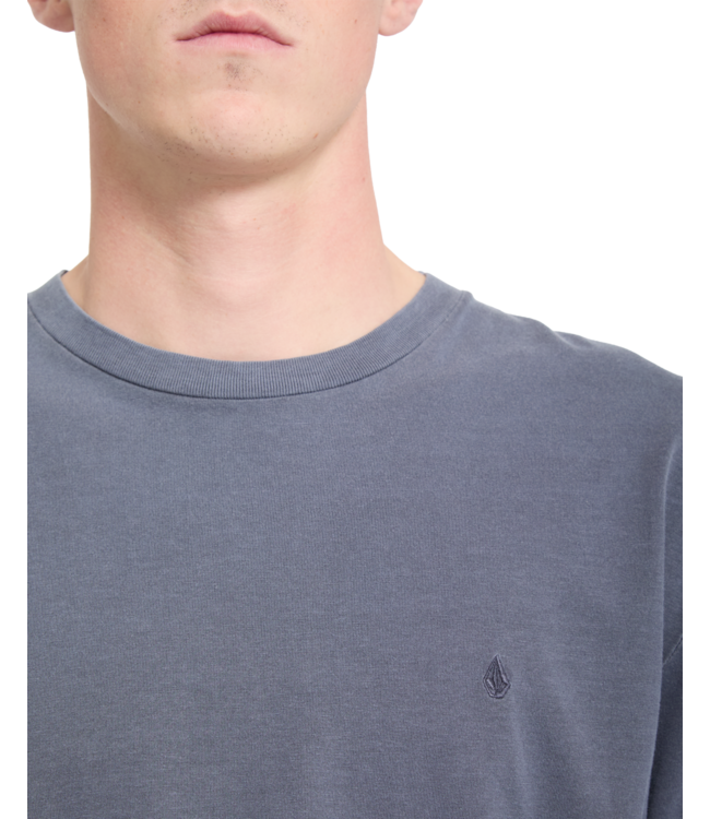 VOLCOM Solid Stone Emb T-shirt - Storm Blue